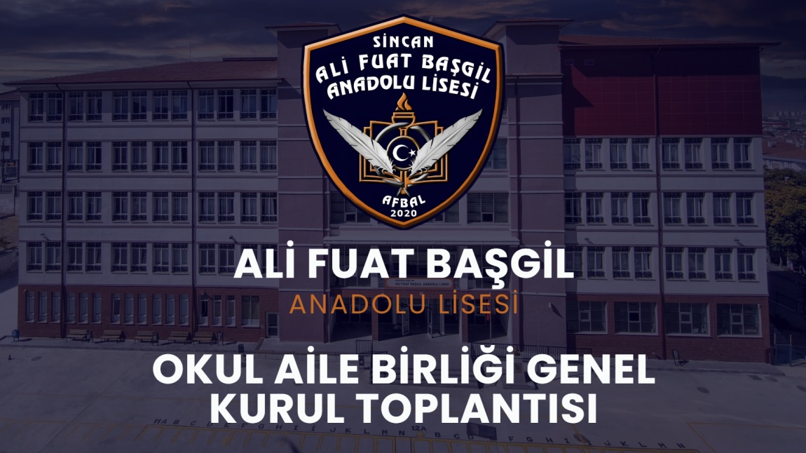 2025- 2026 EĞİTİM-ÖĞRETİM YILI OKUL AİLE BİRLİĞİ GENEL KURUL TOPLANTISI